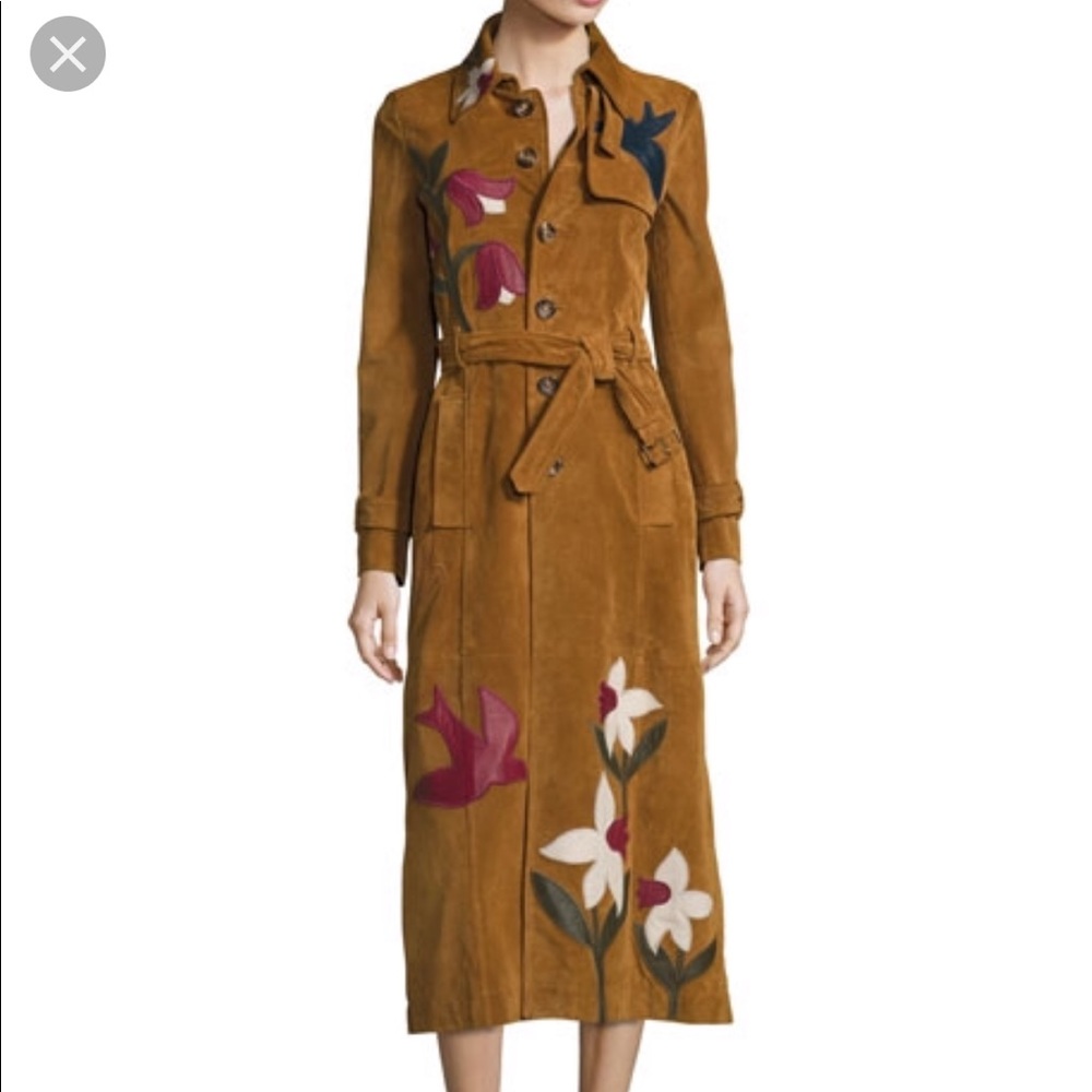 Looking for !!!this Red Valentino suede coat
